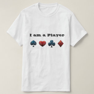 Poker-spelarkortshajs T-shirt
