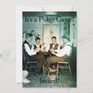 Poker-spelfotografinbjudan Inbjudan Manar 1890
