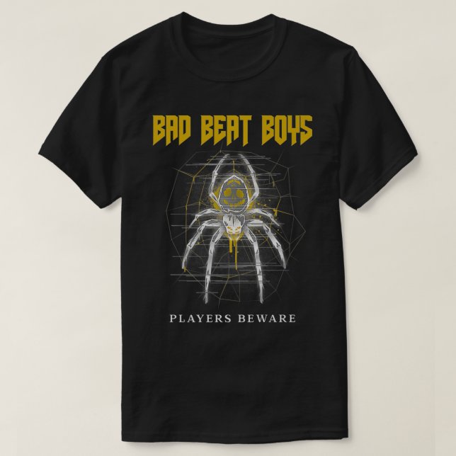 Poker Spider Premium  T Shirt (Design framsida)