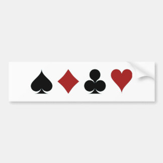Poker-symboler Bildekal