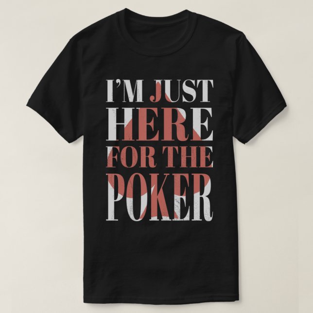 Poker  t shirt (Design framsida)