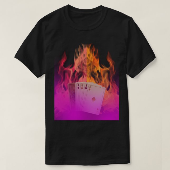 poker t shirt (Design framsida)