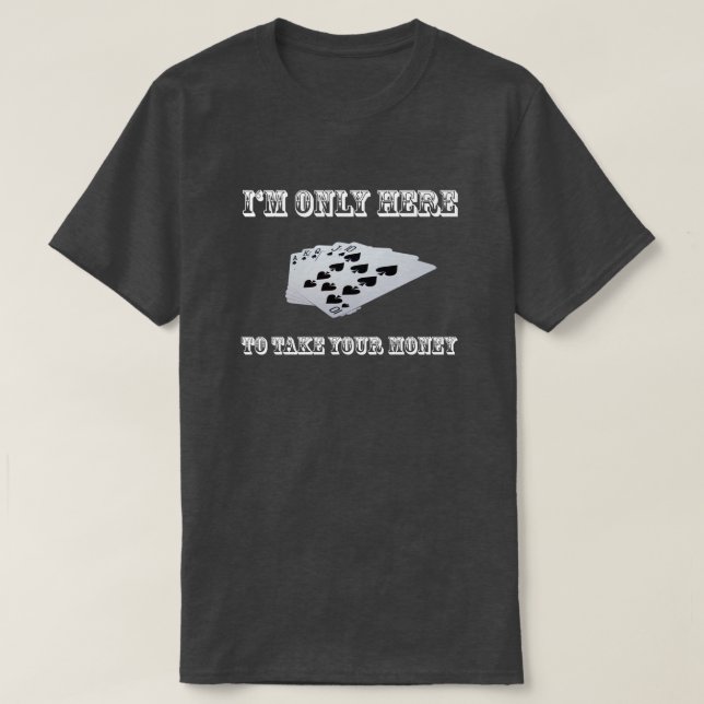 Poker T-Shirt (Design framsida)