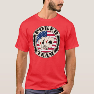 poker team t shirt