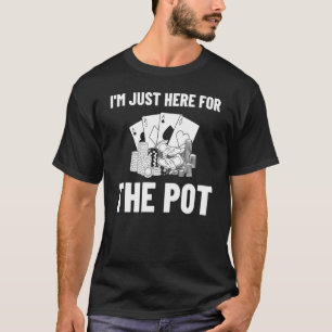 Poker Texas-spärr alla i Player 4 T Shirt