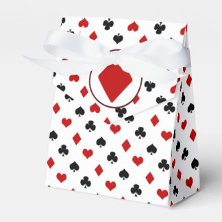 Poker Theme | Spelkortstema | Röd romb Presentaskar
