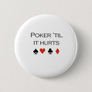Poker, til den ontr T-tröja Knapp