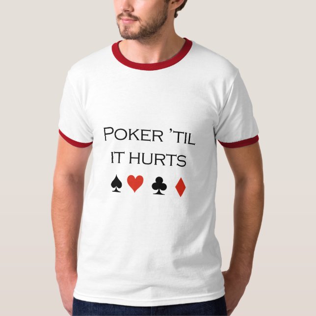 Poker, til den ontr T-tröja Tee (Framsida)