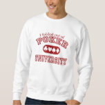 Poker Universiteten Lång Ärmad Tröja<br><div class="desc">Den här konstiga atletiska avdelningen stil-skjortan är perfekt för pokerfanatiken. Ibland måste man veta när man ska hålla eller när man ska fälla sig ur poker universiteten. Vilket avtal. Gå in.</div>