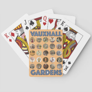 Poker-uppsättning för Vauxhall Gardens Casinokort