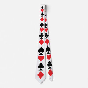Poker-uppspelningskort Kostym Novelty Party Neck T Slips