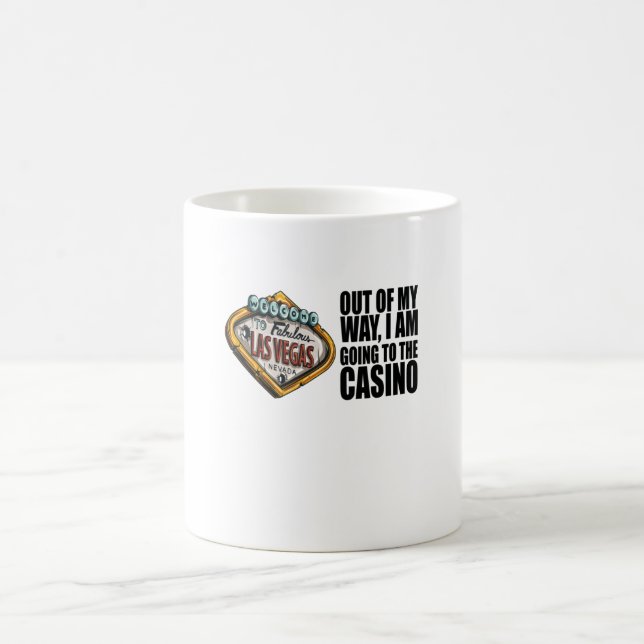 Poker - Ur vägen, jag ska till kasinot Kaffemugg (Center)