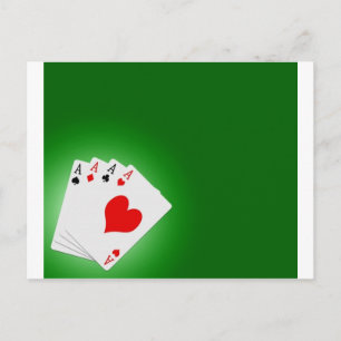 Poker Vykort