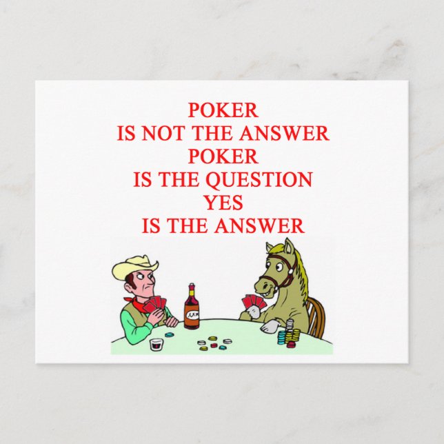 POKER VYKORT (Framsida)
