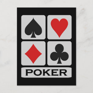 Poker-vykort Vykort
