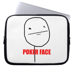 Pokeransikte - laptop sleeve