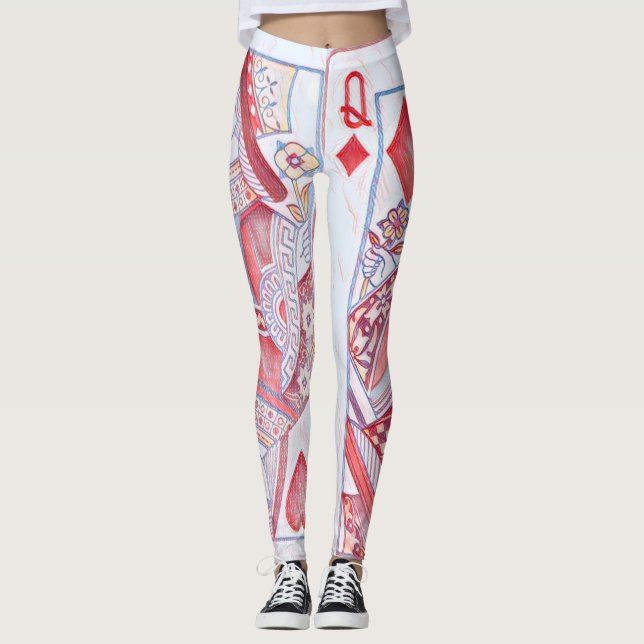 POKERANSIKTE LEGGINGS (Framsida)