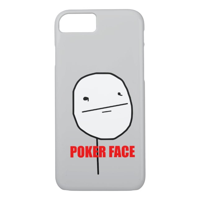Pokeransikte Meme Case-Mate iPhone Skal (Baksida)