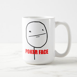 Pokeransikte - mugg