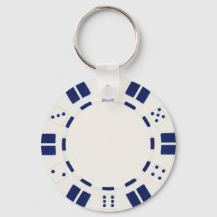 pokerchipnyckelring nyckelring