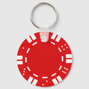 pokerchipnyckelring nyckelring