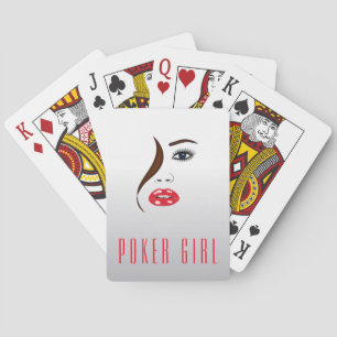 Pokerflicka stilfulla beställnings- Bicycle® som Spelkort