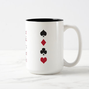 Pokerfusklakan Två-Tonad Mugg