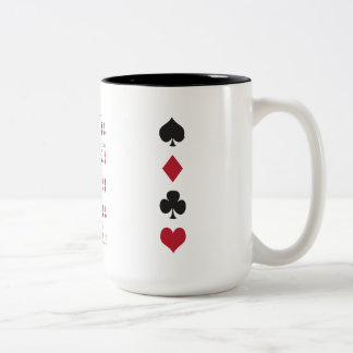 Pokerfusklakan Två-Tonad Mugg
