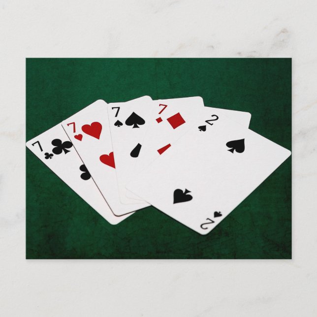 Pokerhänder - Fyrtal - Sjuor och Två Vykort (Framsida)
