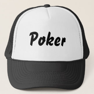 Pokerhatt Truckerkeps