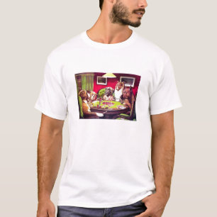 POKERHUNDAR av C.M. skräddarsy Coolidge - T-shirt