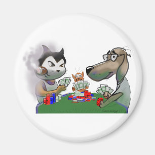 Pokerhusdjur Magnet