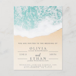 Pokerkort för inbjudan till tropisk buss i Vågar