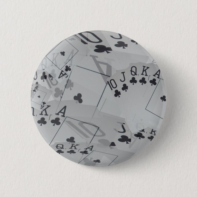 Pokerkort för royal Klubb, Mönster. Knapp (Framsida)