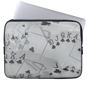 Pokerkort för royal Klubb, Mönster. Laptop Sleeve