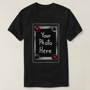 Pokerkort Foto Svart T Shirt