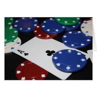 Pokerkort Hälsningskort