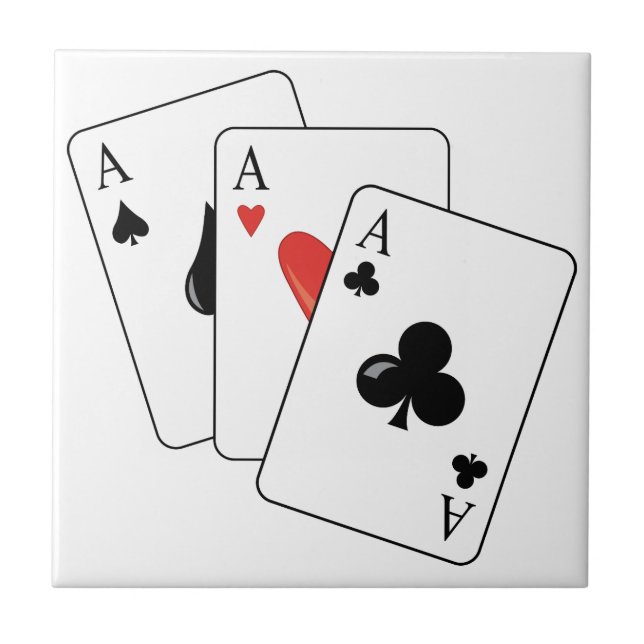 Pokerkort Kakelplatta (Framsidan)
