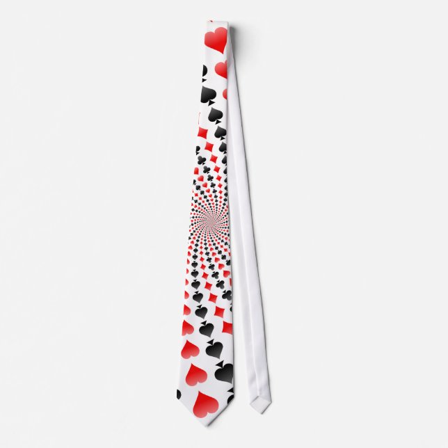 Pokerkort Kostym Spiral: Necktie/Tie Slips (Framsida)