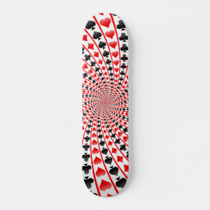 Pokerkort Kostym Spiral: Skateboard Bräda 19,5 Cm