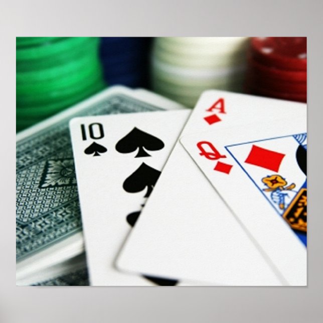 Pokerkort Poster (Framsidan)