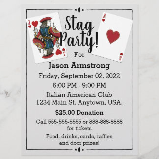 Pokerkort Spenpartaj Flyer