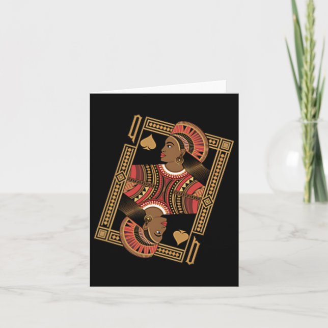 Pokerkortet Afro American Black Kort (Framsida)