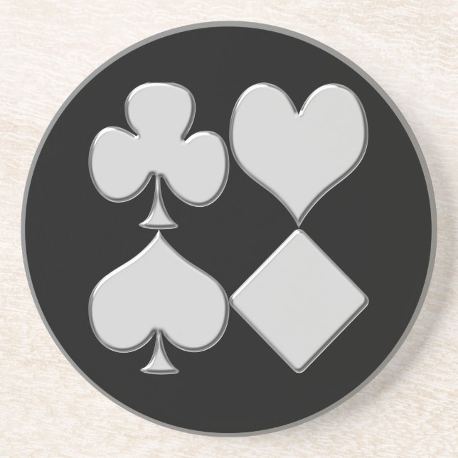 Pokerkortlek Färg Pokerunderlägg Underlägg (Framsidan)