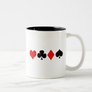 Pokerkostymmugg Två-Tonad Mugg