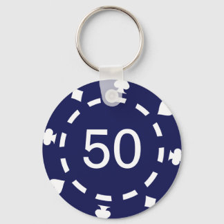 Pokermarker Nyckelring