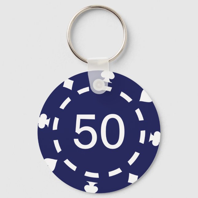 Pokermarker Nyckelring (Framsida)