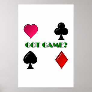 POKERMÄSTAREAFFISCHEN "HAR SPELAR ", POSTER
