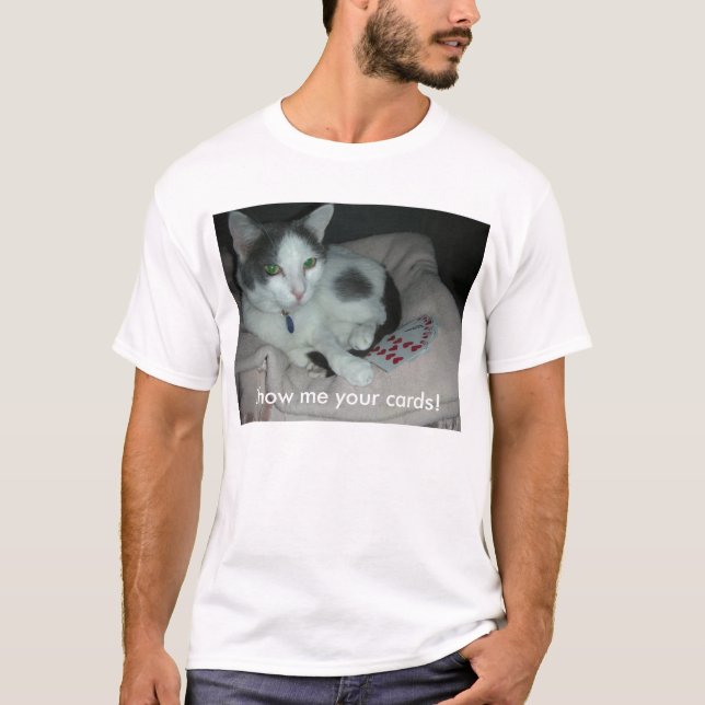 Pokernatt på skydd t shirt (Framsida)