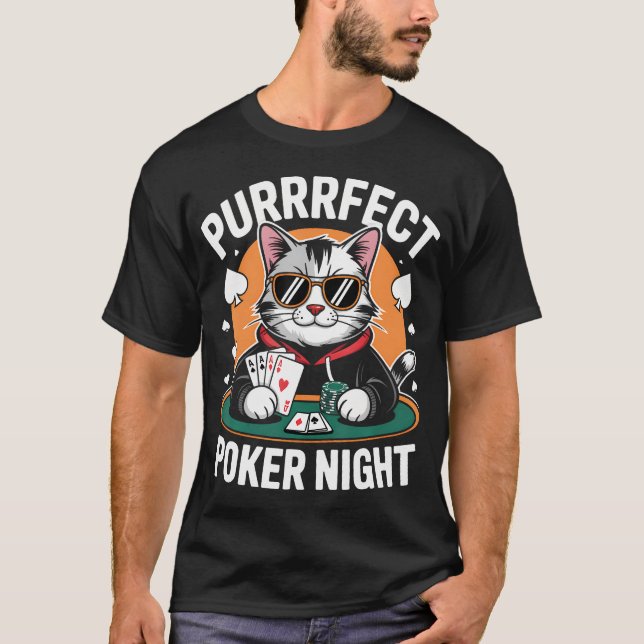 Pokernatt T Shirt (Framsida)